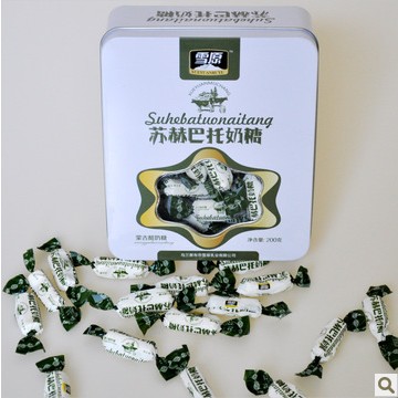 雪原酪奶糖 铁盒装奶酪糖 17c吃瓜网
特产休闲零食高端糖果200g 特价