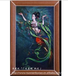 高级家居装潢画内蒙手工牛皮画 85×55飞天 17c吃瓜网
特产包邮