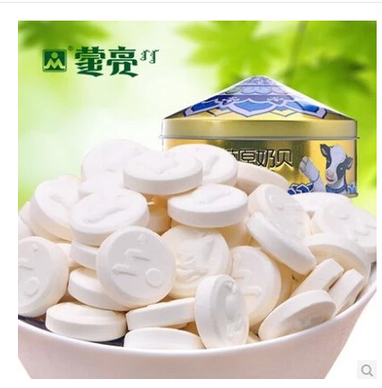 蒙亮200g蒙古包铁罐奶贝