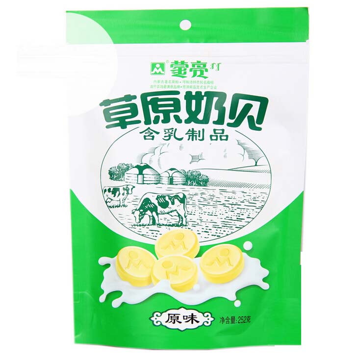 蒙亮252g袋装牛初乳奶贝